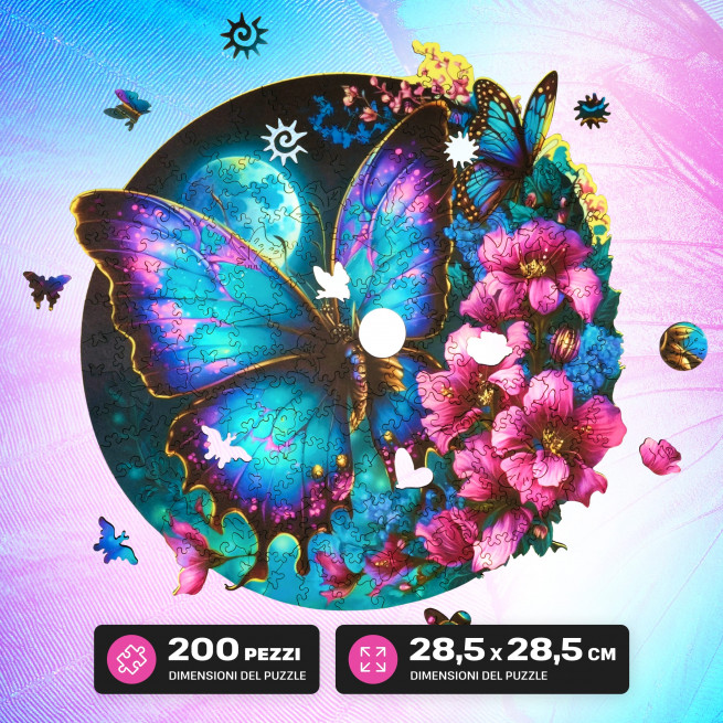 Immagini e foto di Butterfly puzzle 200 pezzi. ESC WELT.