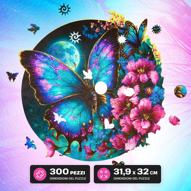 Immagini e foto di Butterfly puzzle 300 pezzi. ESC WELT.