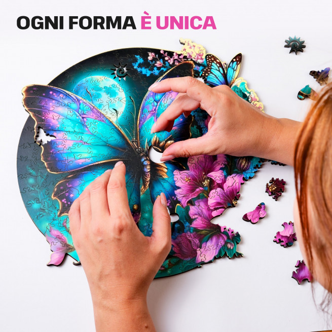 Immagini e foto di Butterfly puzzle 200 pezzi. ESC WELT.