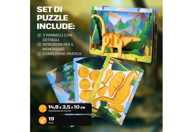 Immagini e foto di Dino Discovery 3D Puzzle Kit. ESC WELT.