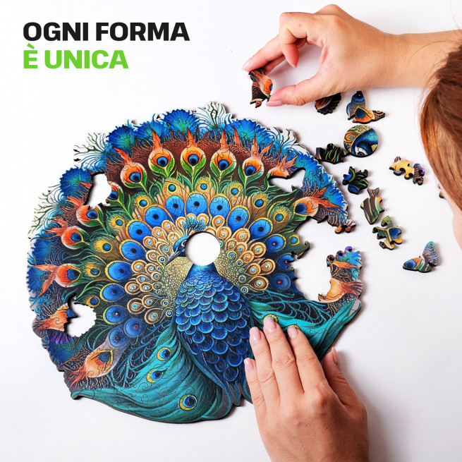 Immagini e foto di Peacock puzzle 500 pezzi. ESC WELT.