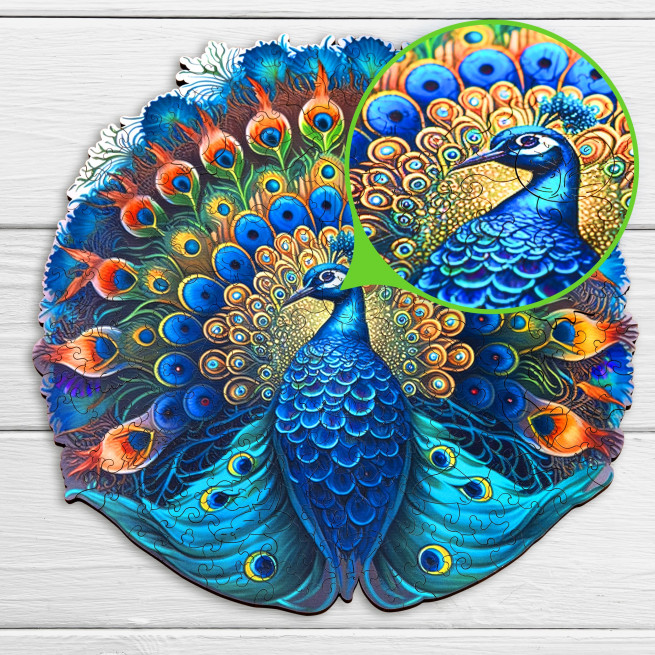 Immagini e foto di Peacock puzzle 500 pezzi. ESC WELT.