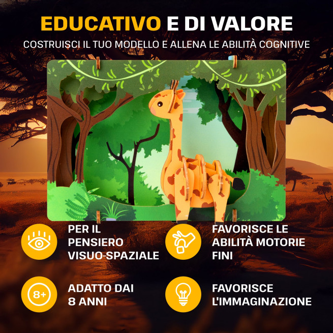 Immagini e foto di Safari Wonders 3D Puzzle Kit. ESC WELT.