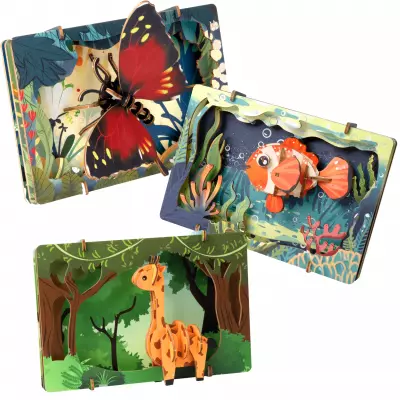 Safari Wonders 3D Puzzle Kit