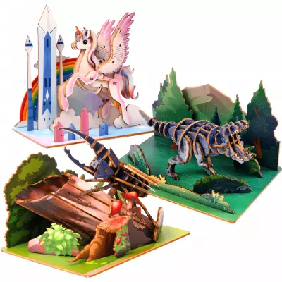 Fantasy Trio 3D Puzzle Kit