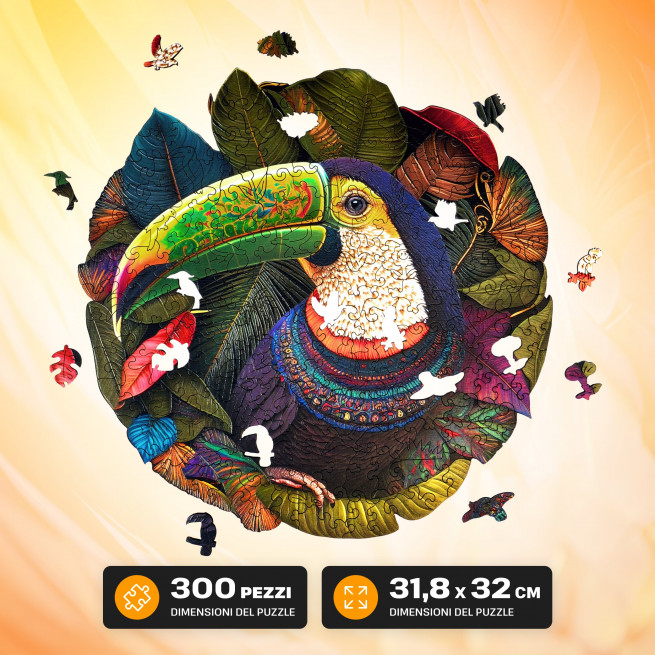Immagini e foto di Toucan puzzle 300 pezzi. ESC WELT.
