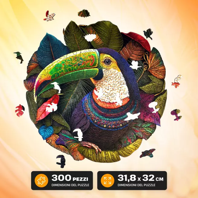 Immagini e foto di Toucan puzzle 300 pezzi. ESC WELT.