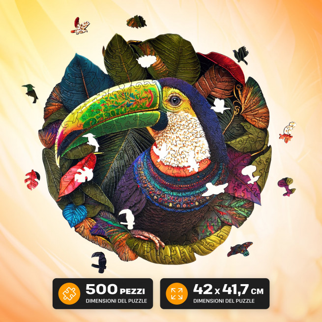 Immagini e foto di Toucan puzzle 500 pezzi. ESC WELT.