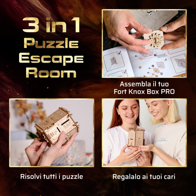 Immagini e foto di 3D Puzzle Game Fort Knox Box Pro. ESC WELT.