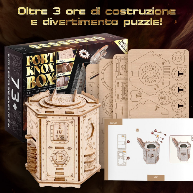 Immagini e foto di 3D Puzzle Game Fort Knox Box Pro. ESC WELT.