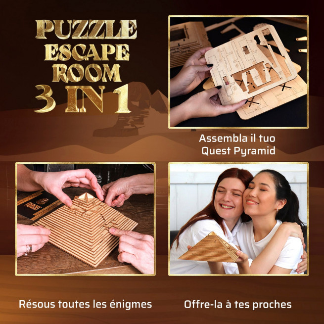 Immagini e foto di 3D Puzzle Game Quest Pyramid. ESC WELT.