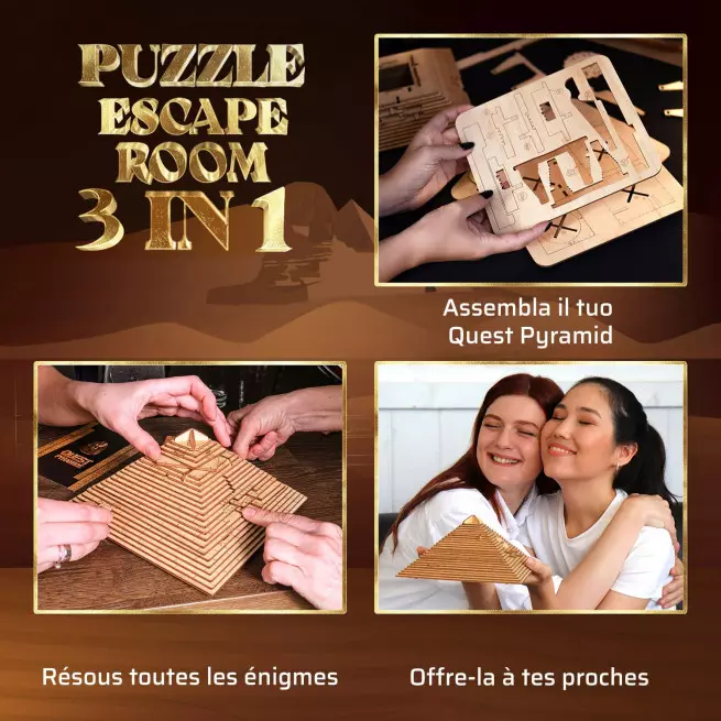 Immagini e foto di 3D Puzzle Game Quest Pyramid. ESC WELT.