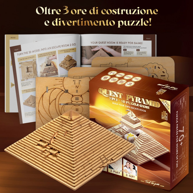 Immagini e foto di 3D Puzzle Game Quest Pyramid. ESC WELT.