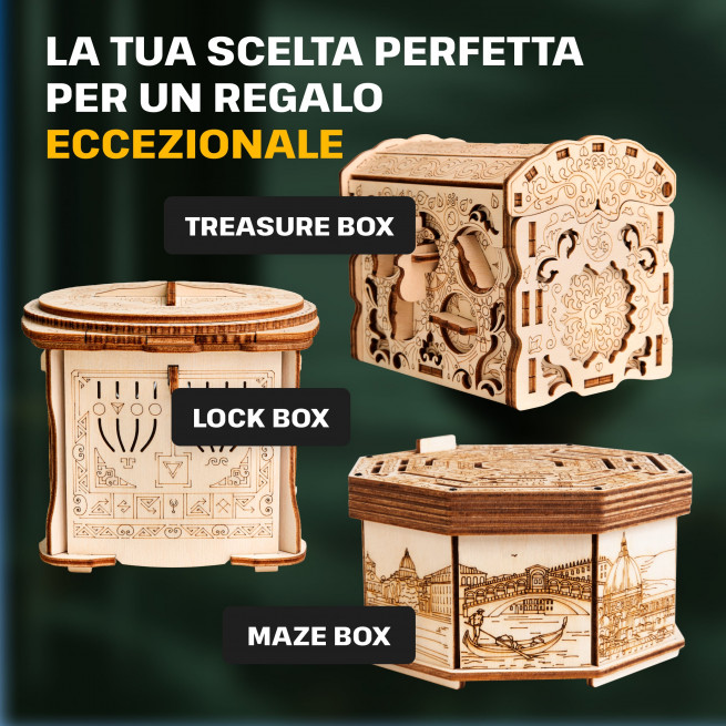 Immagini e foto di Wooden Secret LOCK BOX. ESC WELT.