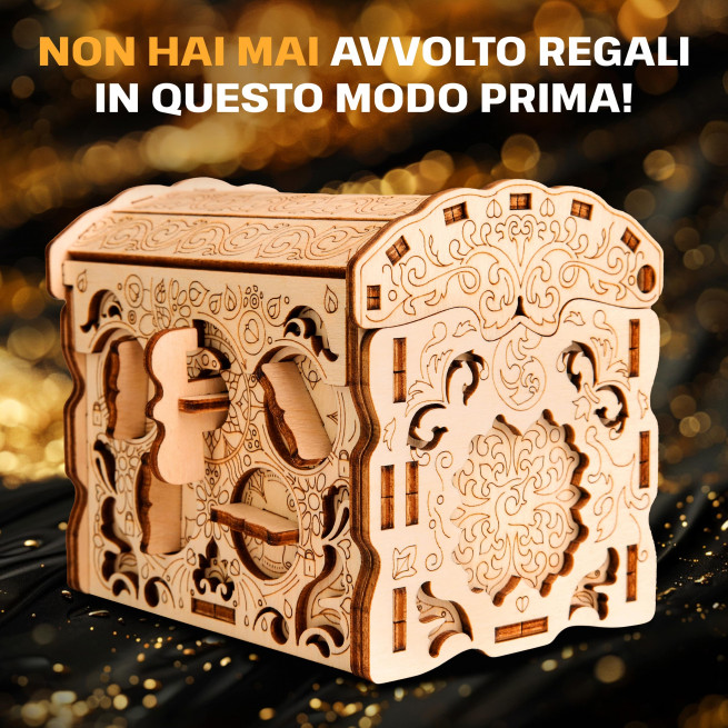 Immagini e foto di Wooden Secret TREASURE BOX. ESC WELT.