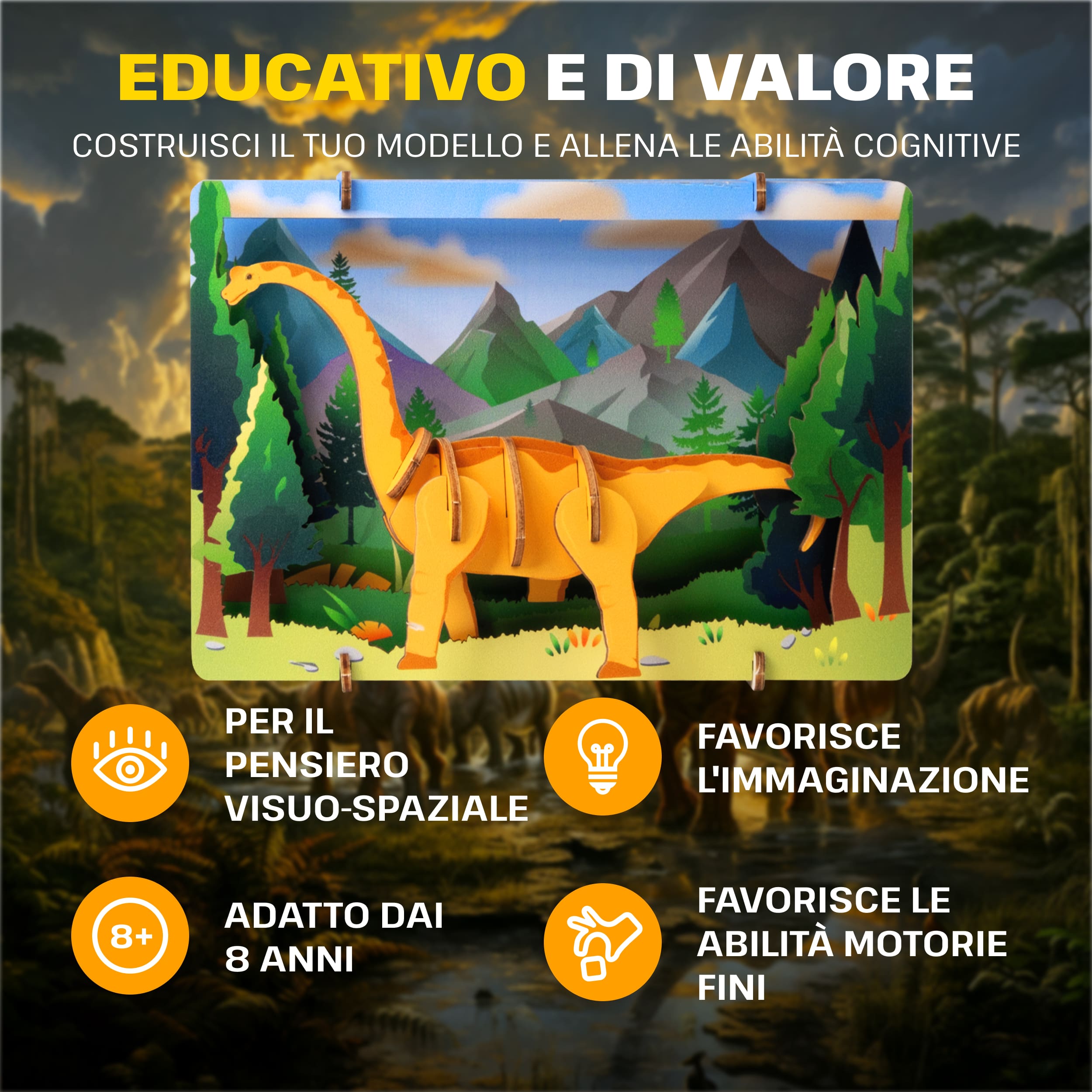 Immagini e foto di Dino Discovery 3D Puzzle Kit. ESC WELT.