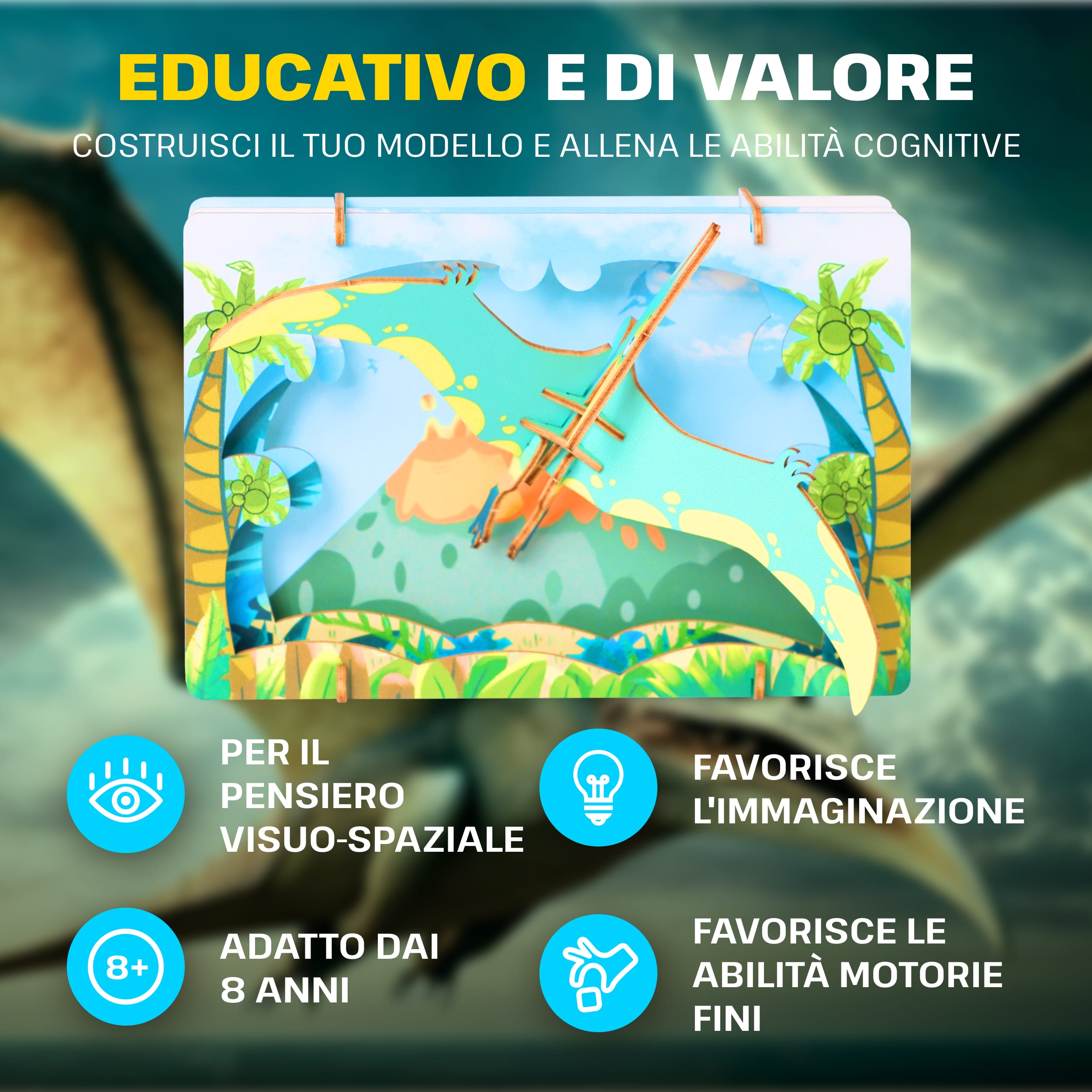 Immagini e foto di Dino Discovery 3D Puzzle Kit. ESC WELT.