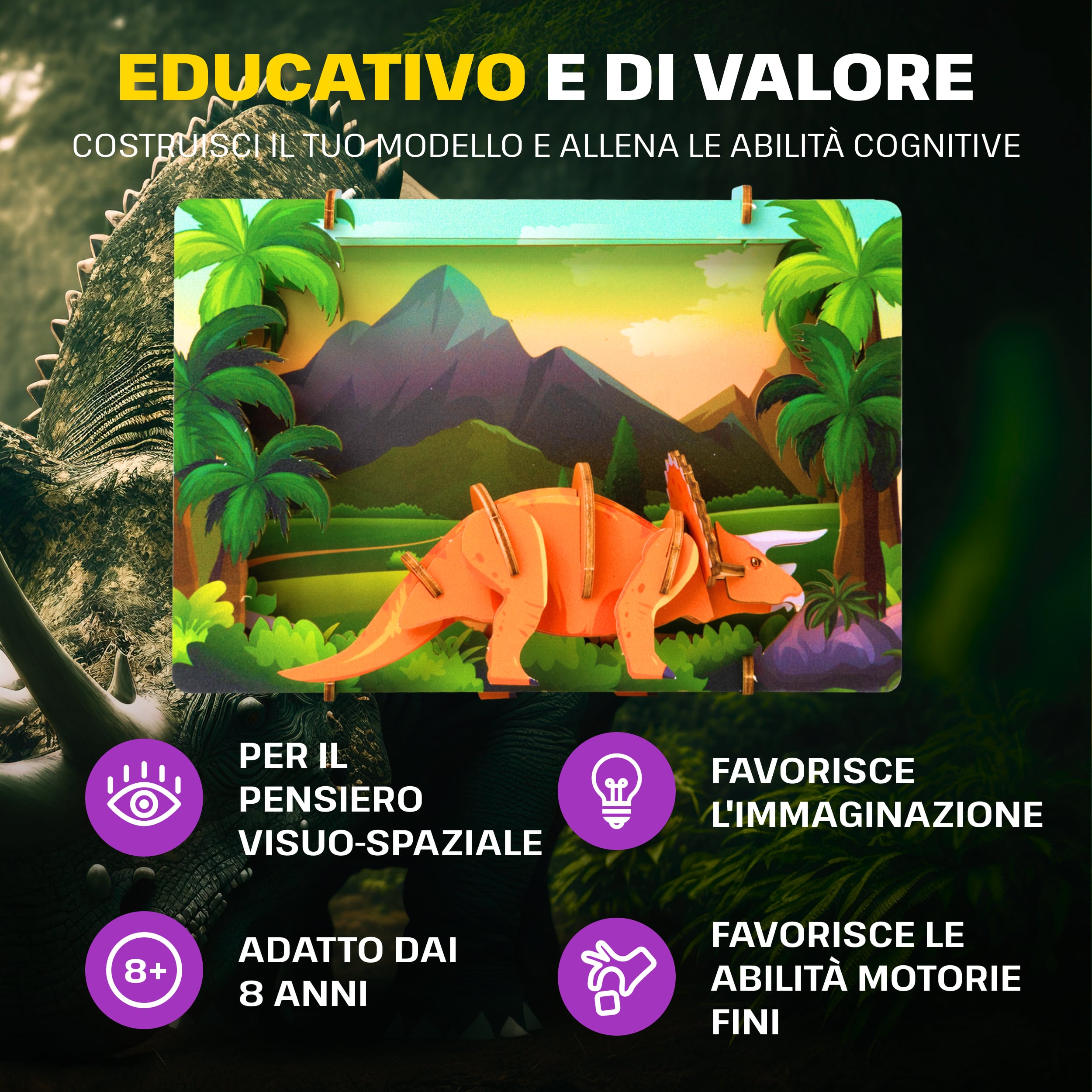 Immagini e foto di Dino Discovery 3D Puzzle Kit. ESC WELT.