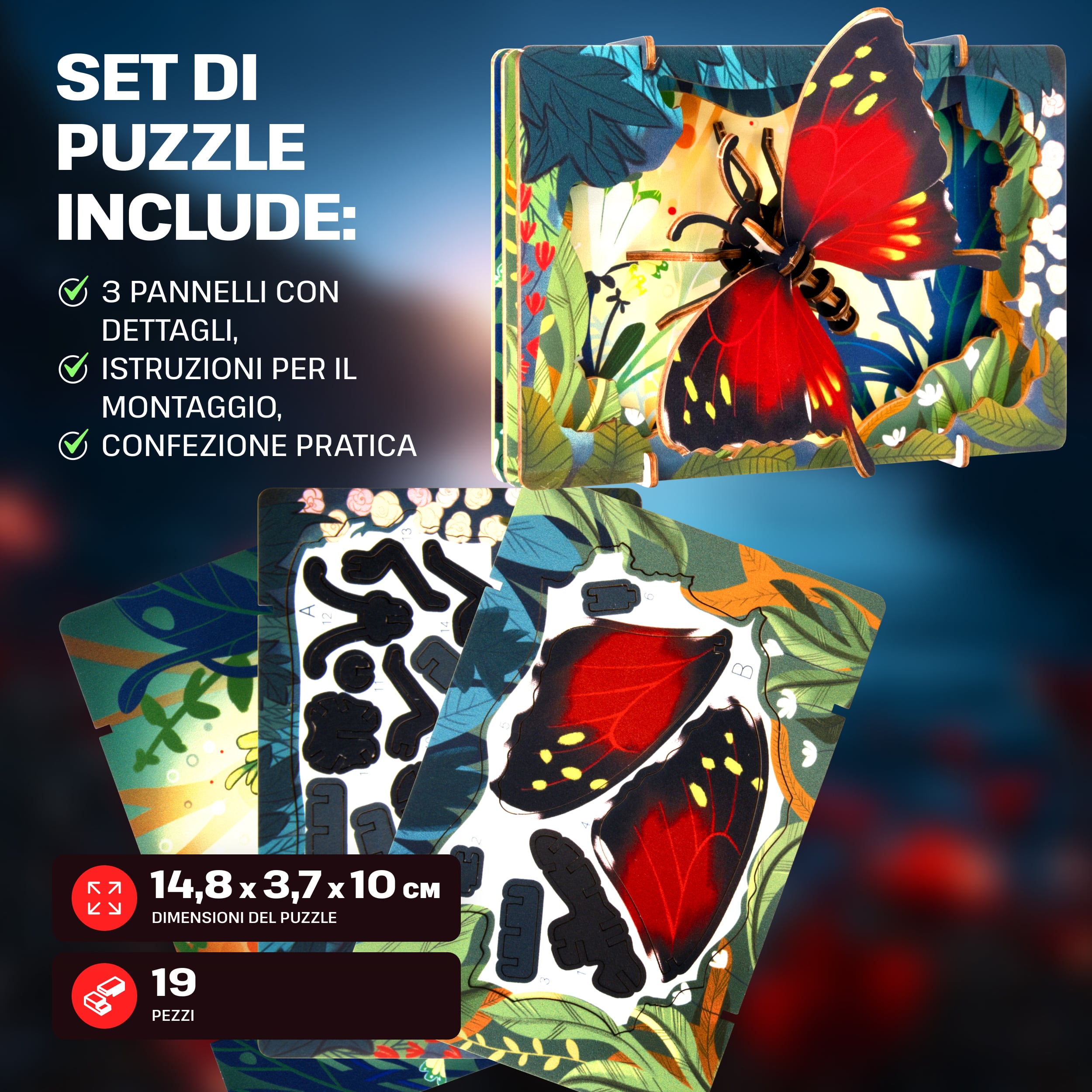 Immagini e foto di Safari Wonders 3D Puzzle Kit. ESC WELT.