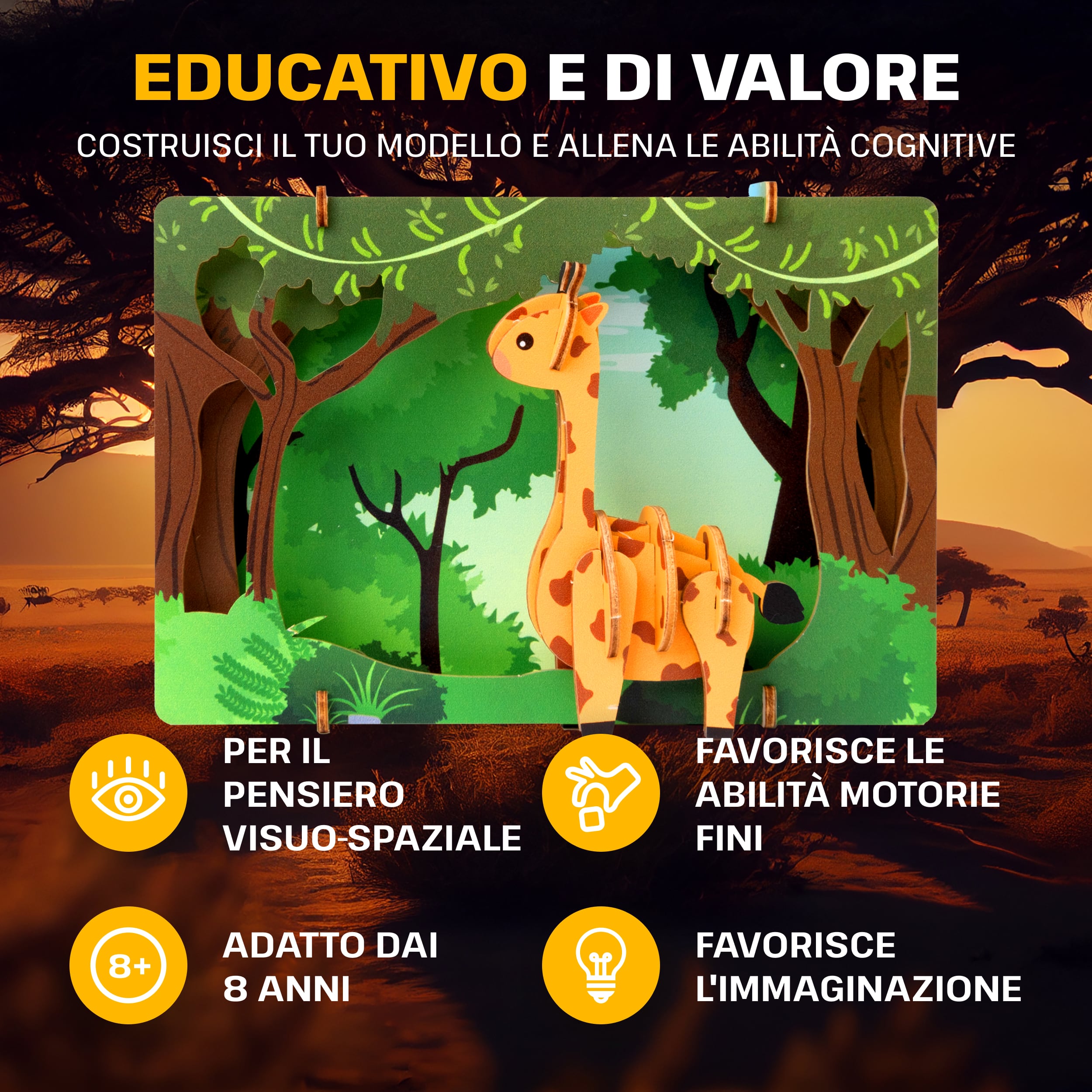 Immagini e foto di Safari Wonders 3D Puzzle Kit. ESC WELT.