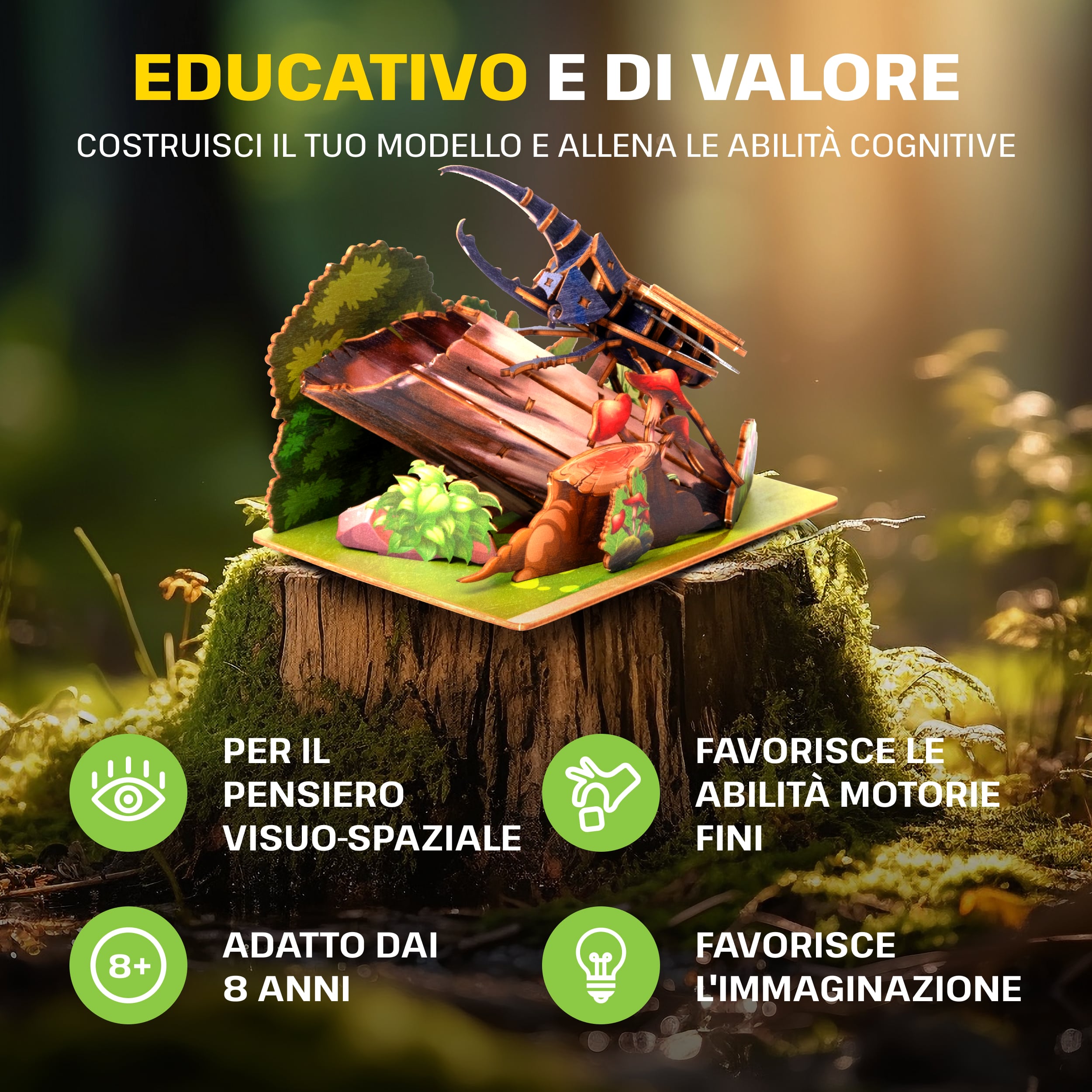 Immagini e foto di Fantasy Trio 3D Puzzle Kit. ESC WELT.